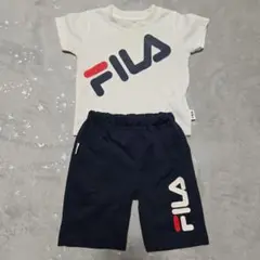 FILA ベビー セットアップ 80cm ホワイト ネイビーのサムネイル