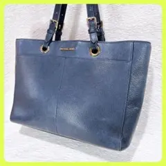 マイケルコース MichaelKors ネイビー トートバッグ A4可 肩がけ✧