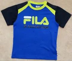 【美品人気　FILA キッズ Tシャツ ブルー 150】