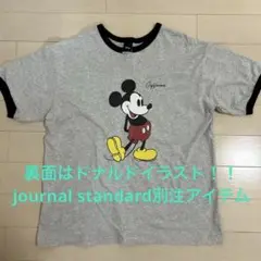 MICKEY MOUSE×JOURNAL STANDARD リンガーTシャツ