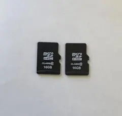 16GB マイクロSDHCメモリーカード　2枚セット