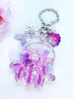 クラゲシェイカー　シャカシャカキーホルダー　No.110