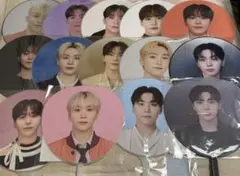 seventeen エスクプス うちわ 7枚 +(うちわケース、ストラップ) - メルカリ