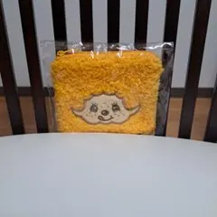 【新品】 モンチッチ もこもこスクエアポーチ　オレンジ