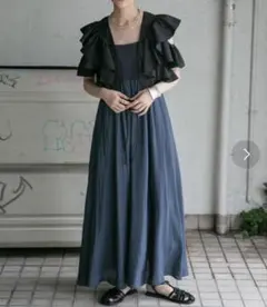 【KBF】美品♡カップインギャザーキャミワンピース