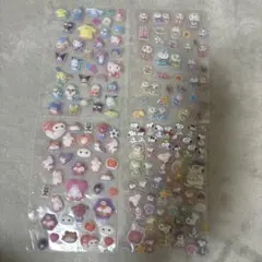 め*す様 コットンパフィー おすそ分け 4枚分とボンボンドロップシール