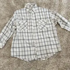 【美品】INGNIチェック柄長袖シャツ Mサイズ