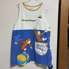 M O O様専用Curious George エプロン 動物デザイン
