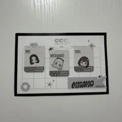 MISAMO 3rd ANNIVERSARY POP-UP スタンプカード