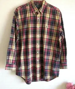 ラルフローレン　BLAKEブレイク 90s 長袖　綿　タータンチェック