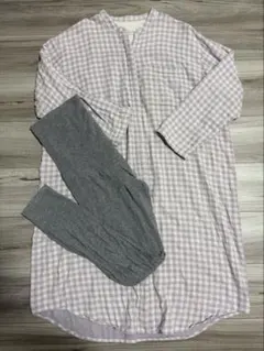 マタニティ　パジャマ　授乳服　ズボンセット　無印