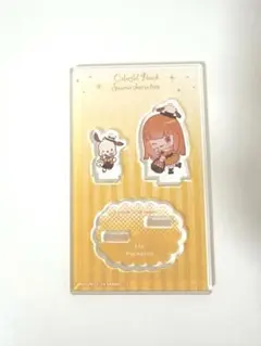 サンリオコラボ　カラフルピーチ　えと　ミニアクリルスタンド