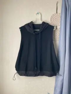 femicite/フェミシテ　クールカレアン　 ノースリーブ　カットソー　黒