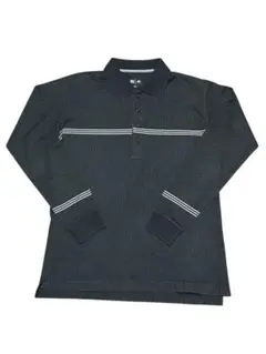 【ゴルフ】アディダス　長袖ポロシャツ　Mサイズ　ブラック