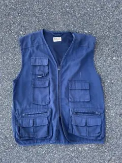 ROCCOCO フィッシングベスト ネイビー Lサイズ