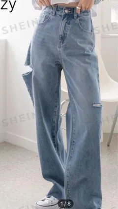 DazyダメージデニムパンツS シーイン