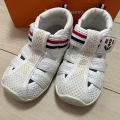 HOT BISCUITS ベビーサンダル 14.0cm ホワイト