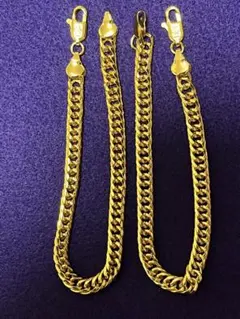 ペアユニセックスゴールドブレスレット