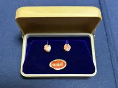 本珊瑚のイヤリング