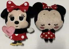 ミニーマウス ぬいぐるみストラップ 2個セット