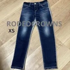 RODEOCROWNS裏側スウェット　スキニーデニム 　XS
