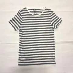 H&M ボーダー 半袖 Tシャツ カットソー Mのサムネイル