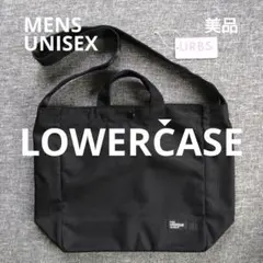 【LOWERCASE】アーバンリサーチ別注 2WAY ショルダー・トートバッグ黒のサムネイル