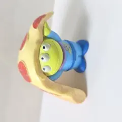 ガチャガチャ PIZZA PLANET リトルグリーンメン ピザフィギュア