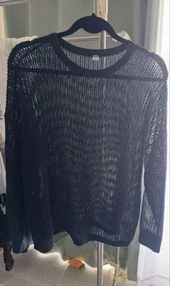✨美品✨メッシュクルーネックセーター XXL