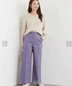 グリーンレーベルリラクシング　パープルパンツ　38