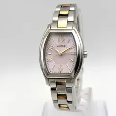 稼働 CITIZEN シチズン Wicca レディース 電波ソーラー ピンク