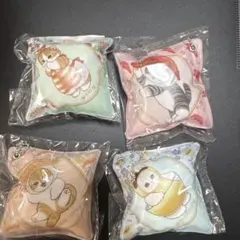 くら寿司 モフサンド クッションチャーム 4点 コンプリート
