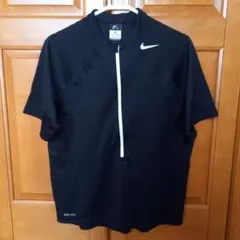 NIKE DRI-FIT ハーフジップシャツ ブラック Lサイズのサムネイル