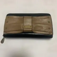 Chloe 長財布 黒　リボン
