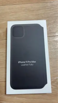 iPhone 11 Pro Max Leather Folio ブラック