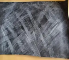 写真加工無し　イギリス製ブライドルレザーの床革　表面処理済　黒100デジくらい