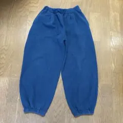 ペアマノンストリート 裏起毛スウェットパンツ ブルー 140