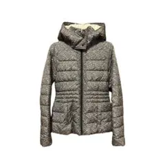 み*い様 Hollister フード付きグレーキルティングダウンジャケット