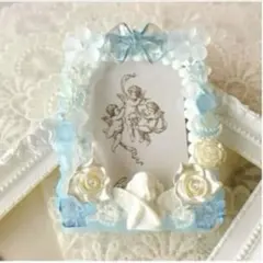 トレカキーホルダー ホイップデコ 水色 INI