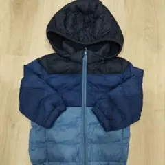 UNIQLO　フード付きネイビーダウン