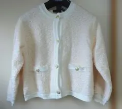 らん様　COMME CA ISM クリーム色 長袖カーディガン