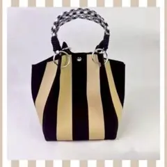 ニットバッグ ミニトートバッグ パンチング サブバッグ 大容量 コンパクト