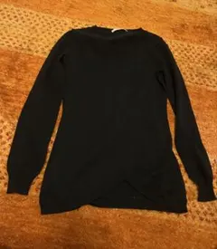 ニット 長袖 V字裾　エルマンノシェルヴィーノ　XS〜S