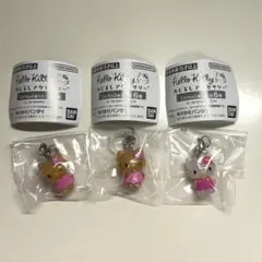 ハローキティ めじるしアクセサリー お花 日焼け サンリオ ガチャ 3個 セット