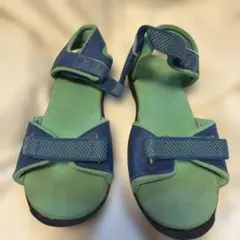 adidas 青緑 サンダル　21cm