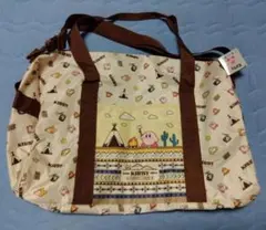 星のカービィ ボストンバッグ ブラウン