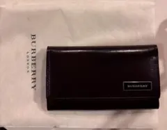 BURBERRY ダークブラウン キーケース