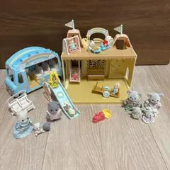 n*a様 シルバニアファミリー　森のたのしいようちえん　にじいろようちえんバス