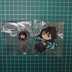 鬼滅の刃　時透無一郎　ラバスト　メタルチャームストラップ　セット