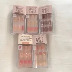 未使用☆DASHING DIVA MAGIC PRESS ネイルチップ 5個